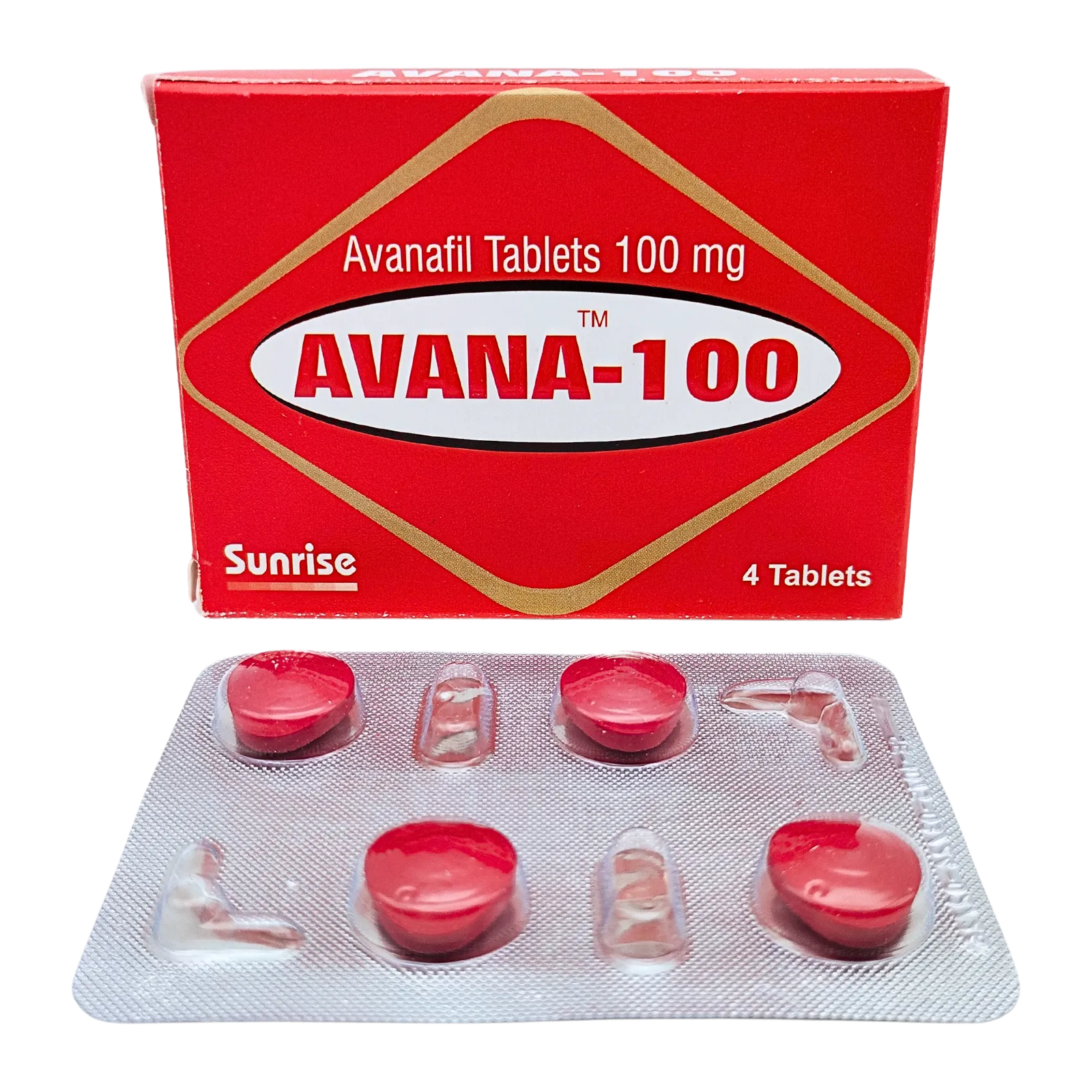 アバナ 100mg（4錠）