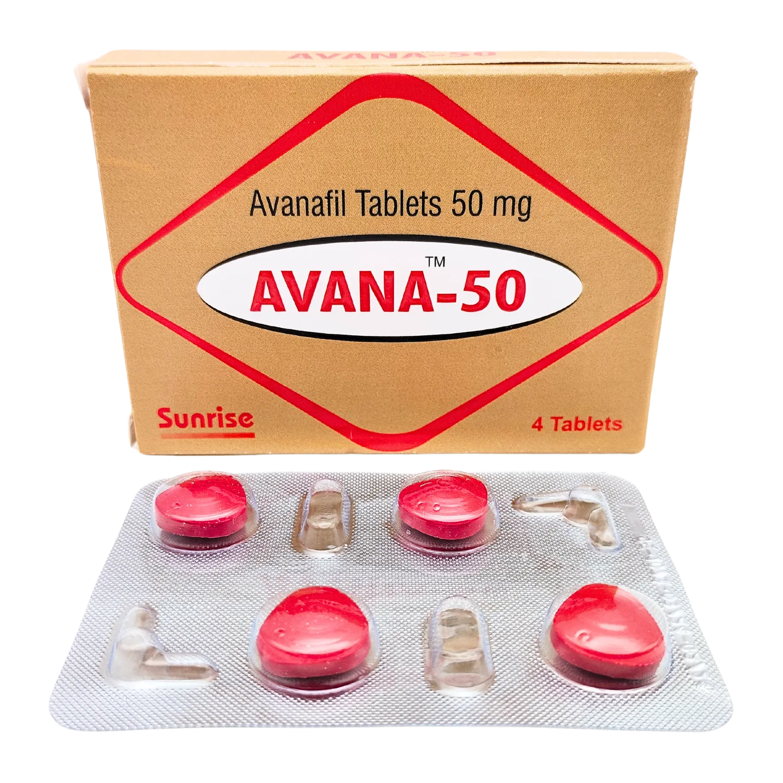 アバナ 50mg（4錠）
